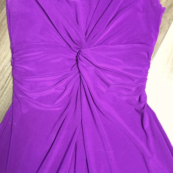 Chaps XS purple tea length dress - Picture 3 of 3
